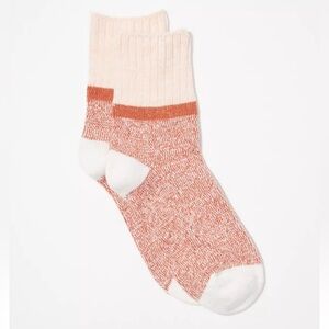 NWT Loft Marled Colorblock Crew Socks